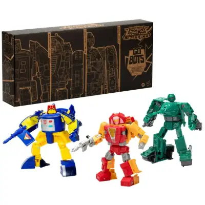 Figurine Transformers legacy go bot guardians 3 pack action